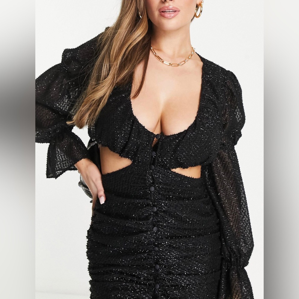ASOS Design NWT Ruched Mini Dress- $50 - Picture 3 of 4